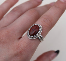 Load image into Gallery viewer, Flame Agate Ring
