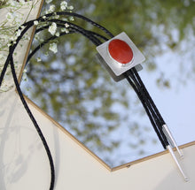 Load image into Gallery viewer, Red Jasper Bolo Tie
