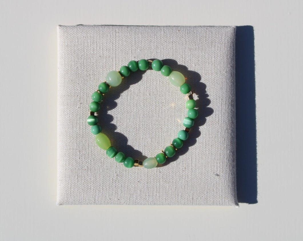 Green & Gold Bracelet