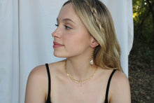 Load image into Gallery viewer, Single Pearl Drop Earrings in Gold
