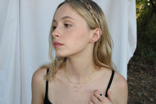 Load image into Gallery viewer, Twisted Circle Post Earrings in Gold
