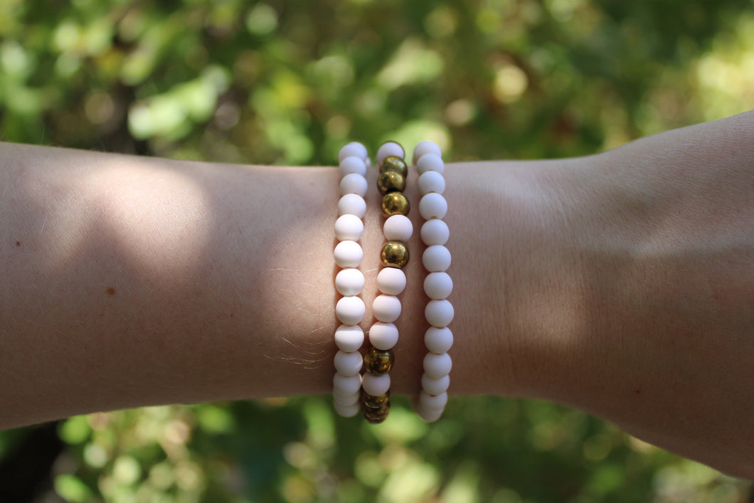 Cream & Bronze Stack