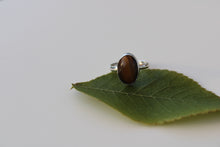 Load image into Gallery viewer, Oval Tigers Eye Ring
