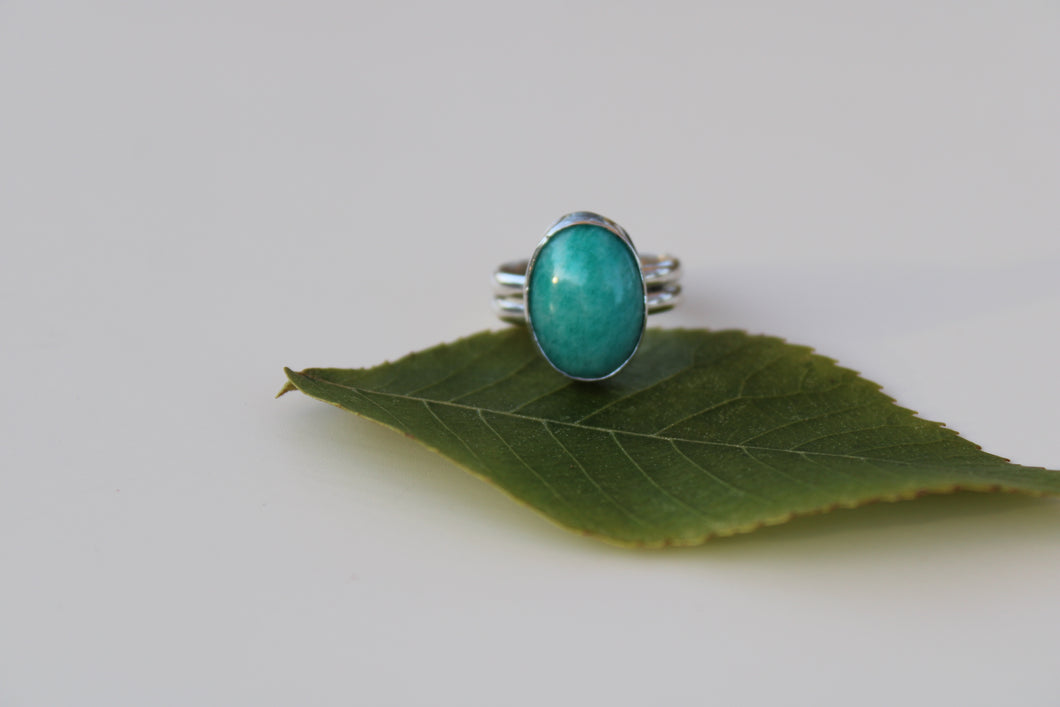 Amazonite Ring