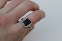 Load image into Gallery viewer, Square Onyx Ring
